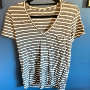 J Crew stripped V-Neck